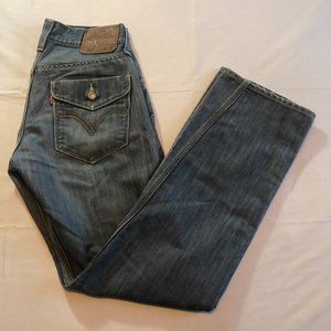 LEVIS 514 Size 30x32 Slim Fit POCKET FLAPS     RB1